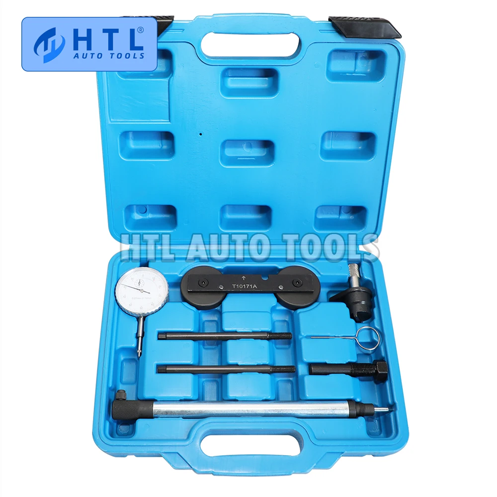 T10171A Kit Di Attrezzi Per La Messa In Fase Del Motore Per Vw 1.4/1.6Fsi 1.4 Tsi 1.2Tfsi/Fsi Inc Dial Gauge Tdc E Strumenti Di Bloccaggio
