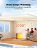 23" Tower Ceramic Heater, Black, New 6