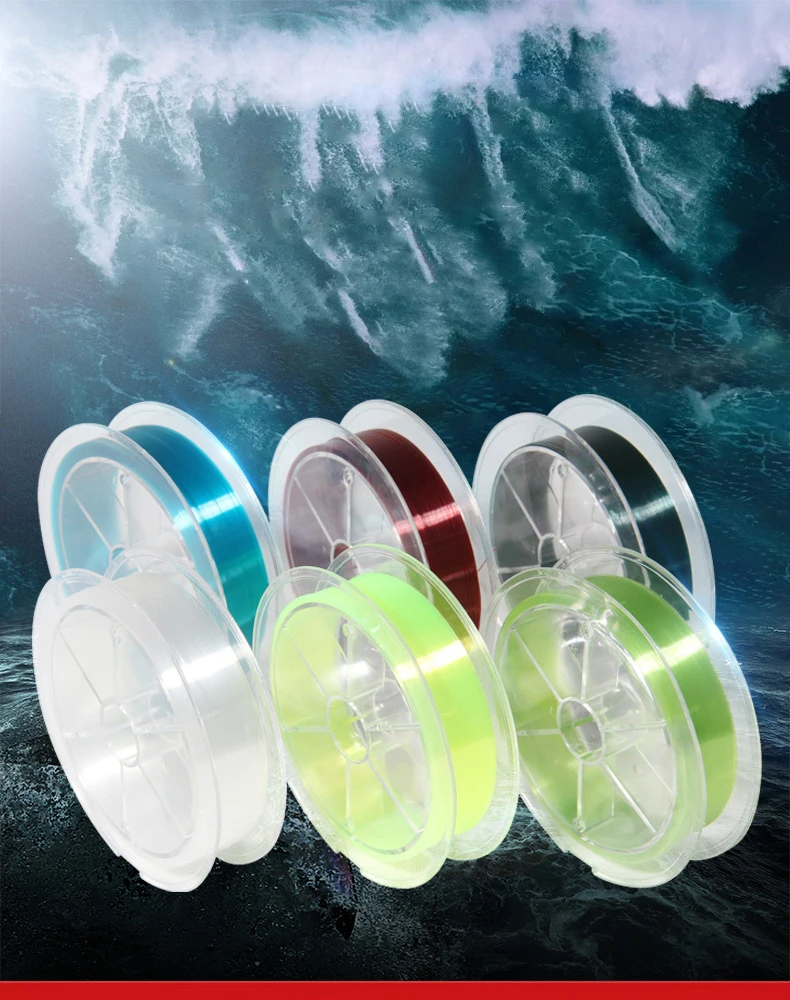 

Fishing Line 100M 0.14-0.5mm 3.34-20.28LB Nylon Fishing Line Multi-Color And Multi Line Fishing Line Sea Pole Line Main Sub Line