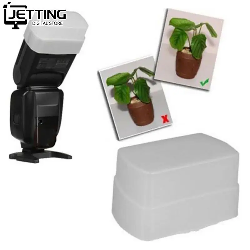 Flash Diffuser For Canon 580EX 580EX II For YONGNUO 560IV 568 GODOX V850 860 860II Flash Speedlight Soft Box Case