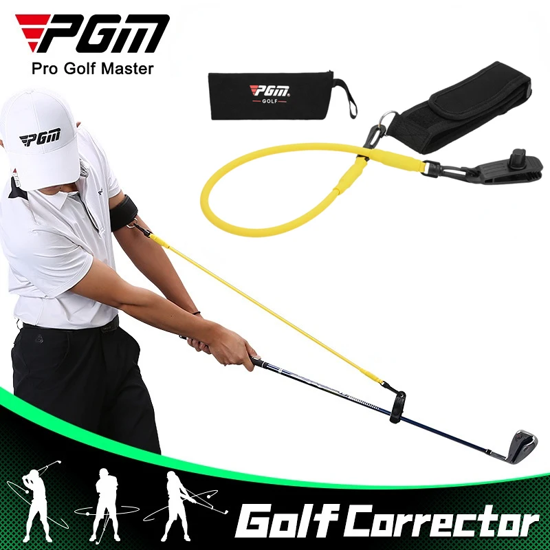 

PGM Golf Swing Tension Belt Band Golf Swing Trainer Strength Trainer Action Supplies Golf Club Correction Strong Device JZQ025