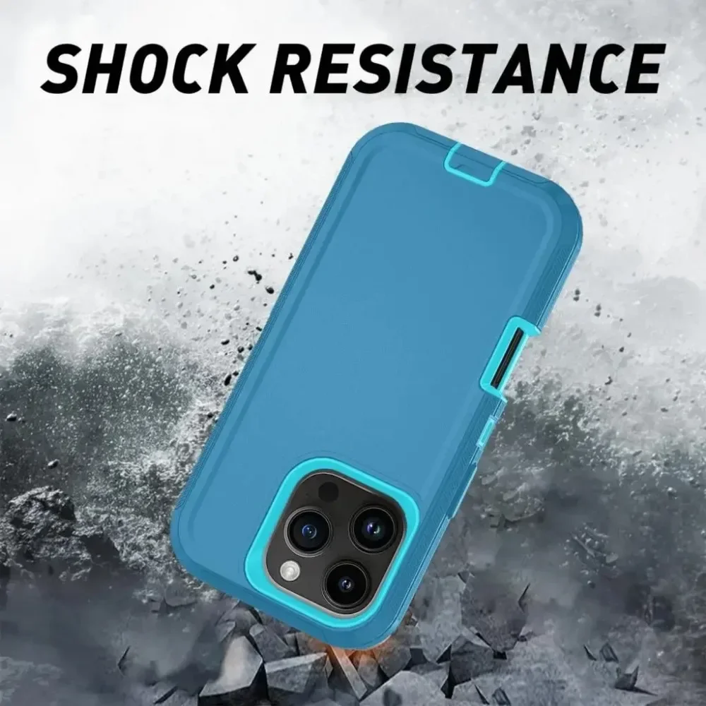iPhone Rugged Armor Shockproof Defender Case 4