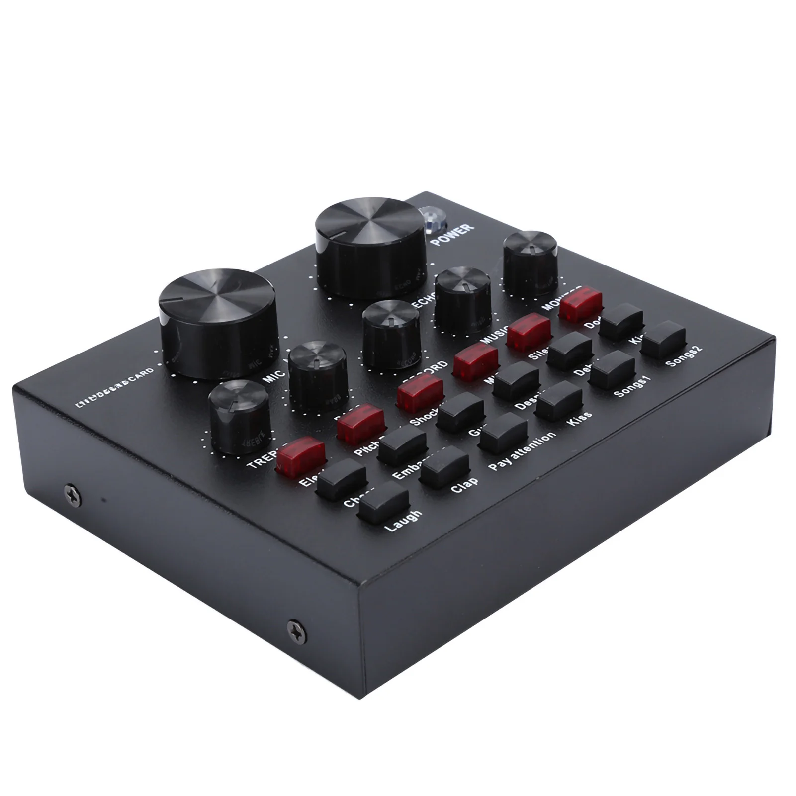 V8 사운드 카드 방송 장비 라이브 방송 사운드 카드 휴대폰 USB 호스트 다기능 컴퓨터 노래방