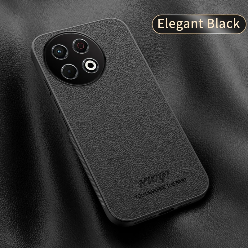 Pebbled Leather Shockproof Phone Case Cover