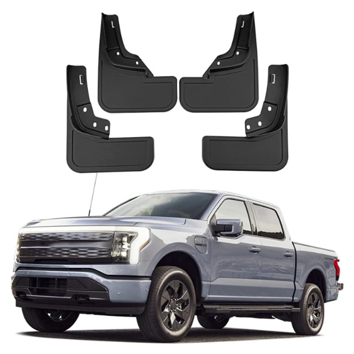 포드 F-150 라이트닝 2021 + 머드 가드, 자동차 머드 플랩, 펜더 머드 가드, 스플래시 플랩 액세서리