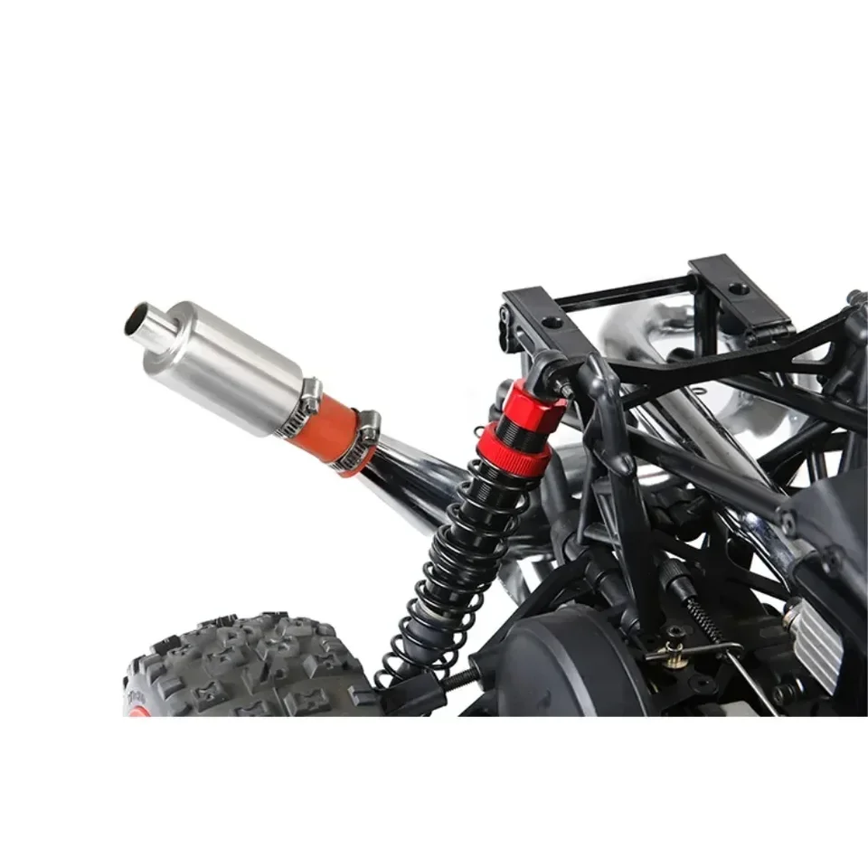 Baja 5b Silencieux D'échappement Pour Voiture Télécommandée 1/5 HPI Baja - Compatible Rovan 5B/5T/5SC/5SS RC Car Exhaust