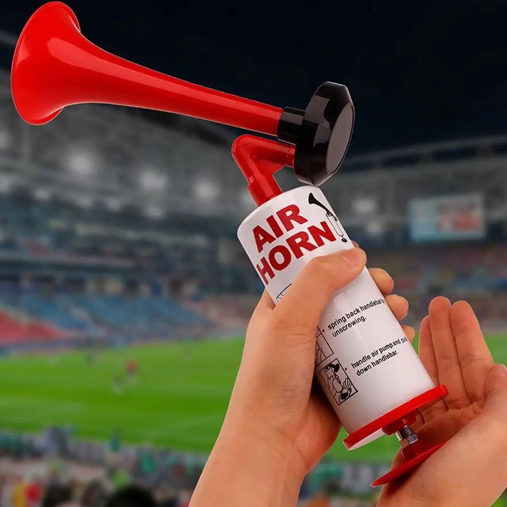 Plastic Horn Bicycle Horn Handheld Air Horn Portable Air Pump Horn Party Accessories Security Emergency Horns Fire Alarm