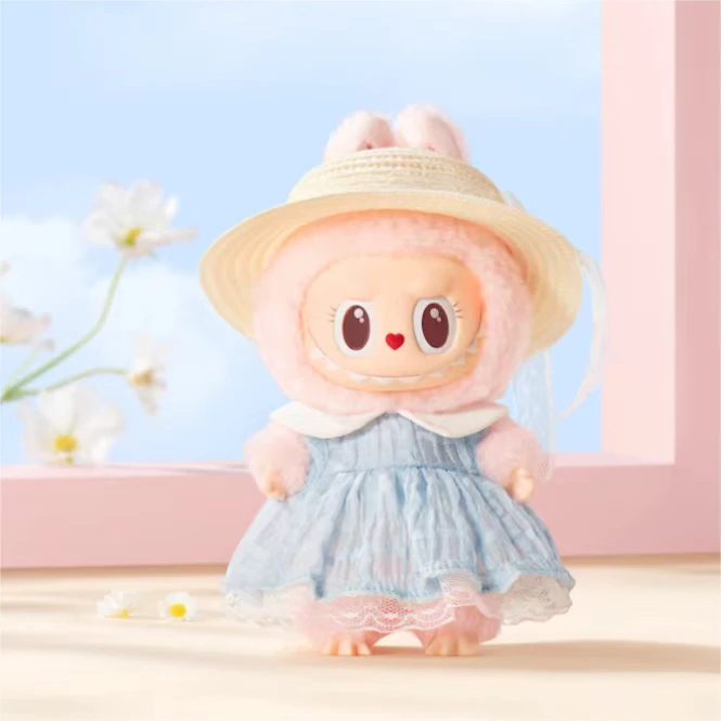 

Labubu Sweetheart Collection Vinyl Plush Doll Pink Mokoko Haruhi Flower 1.0 2.0 Plush Doll Pendings As Gift For Child