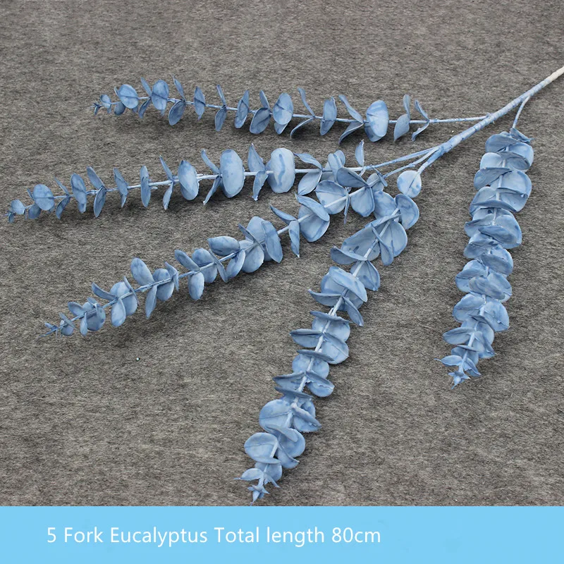 Blue Series Artificial Silk Flower Bouquet for DIY Wedding and Home Decor Arrangements
