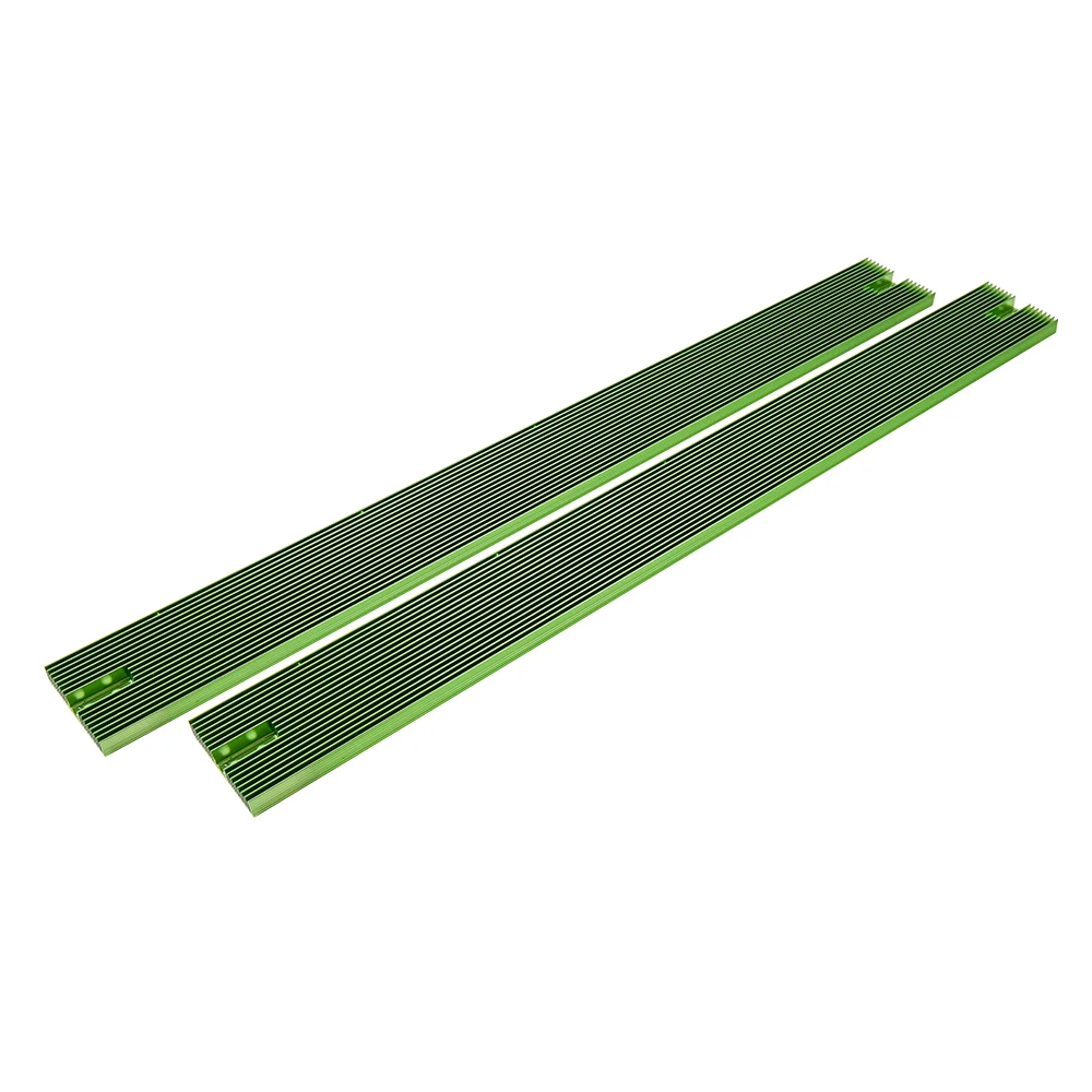 2PCS Pre-drilled radiators 560mm quantum led light bar heat sink for QB128 510mm led board