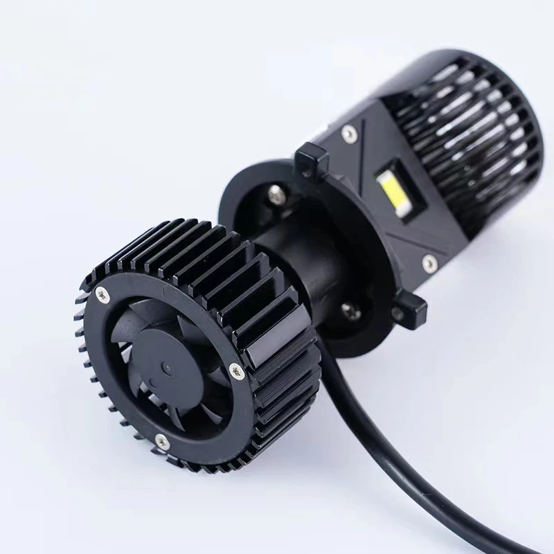 Bi LED 자동차 헤드라이트 전구 프로젝터 렌즈, 하이 로우 빔 스포트라이트, 7535 CSP Canbus, 4300K, 3000K, 6000K, H4, 30000LM, 120W