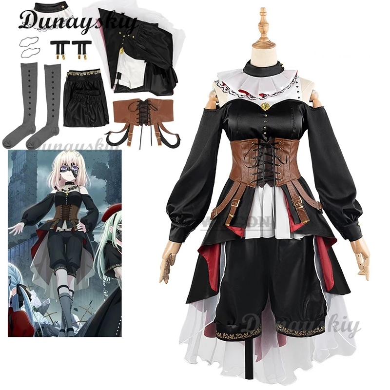 

BanG Dream! Misumi Uika Cosplay Costume It's MyGO!!!!! Misumi Uika Oblivionis Princess Dress Gothic Style lolita cosplay role