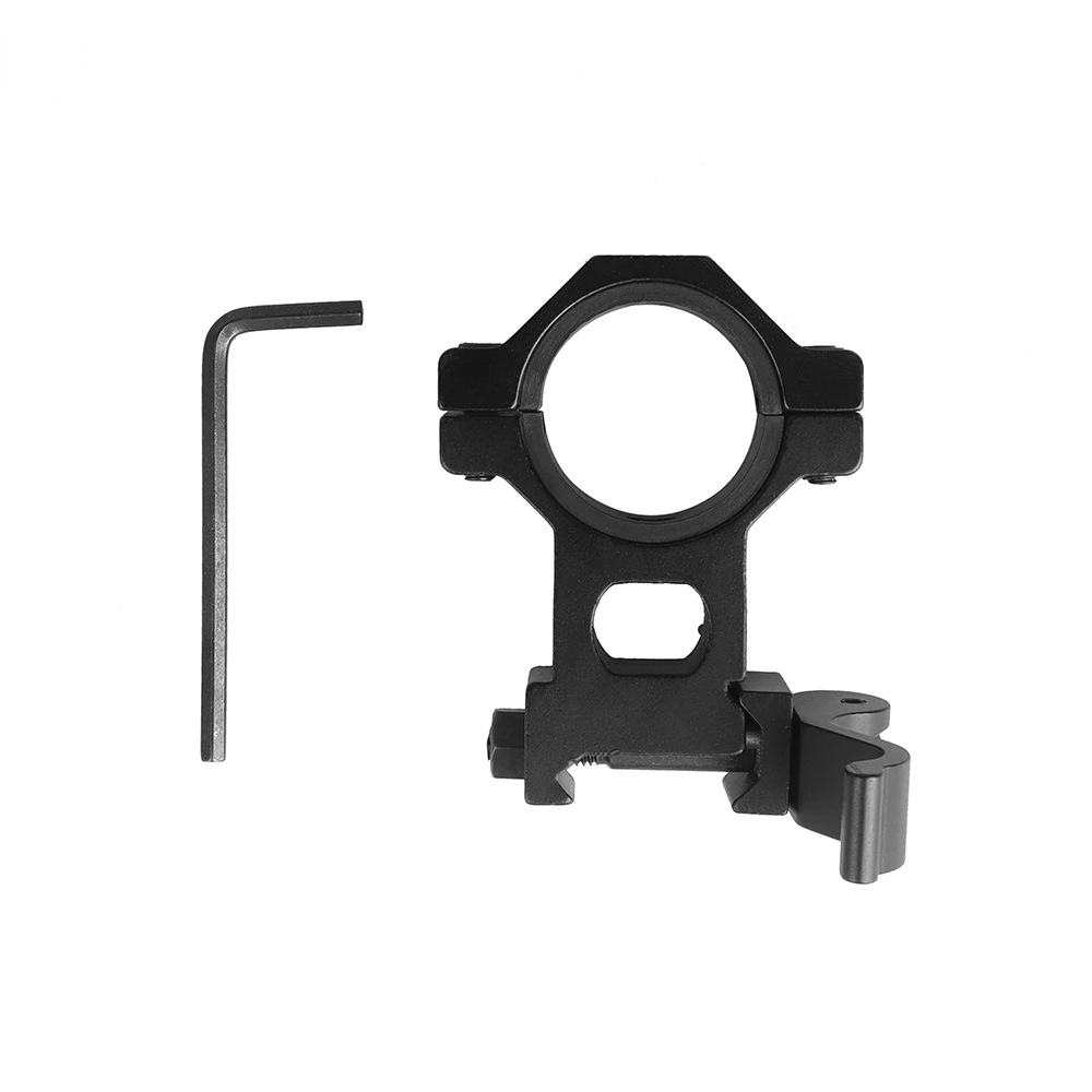 Single 1" 25.4 30 mm High Scope Ring 20mm Weaver Picatinny Rail QD Quick Release Scope Mount Airsoft Wargame Hunting
