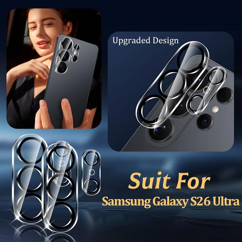 Tempered Glass Camera Lens Protector - 1-5 PCS