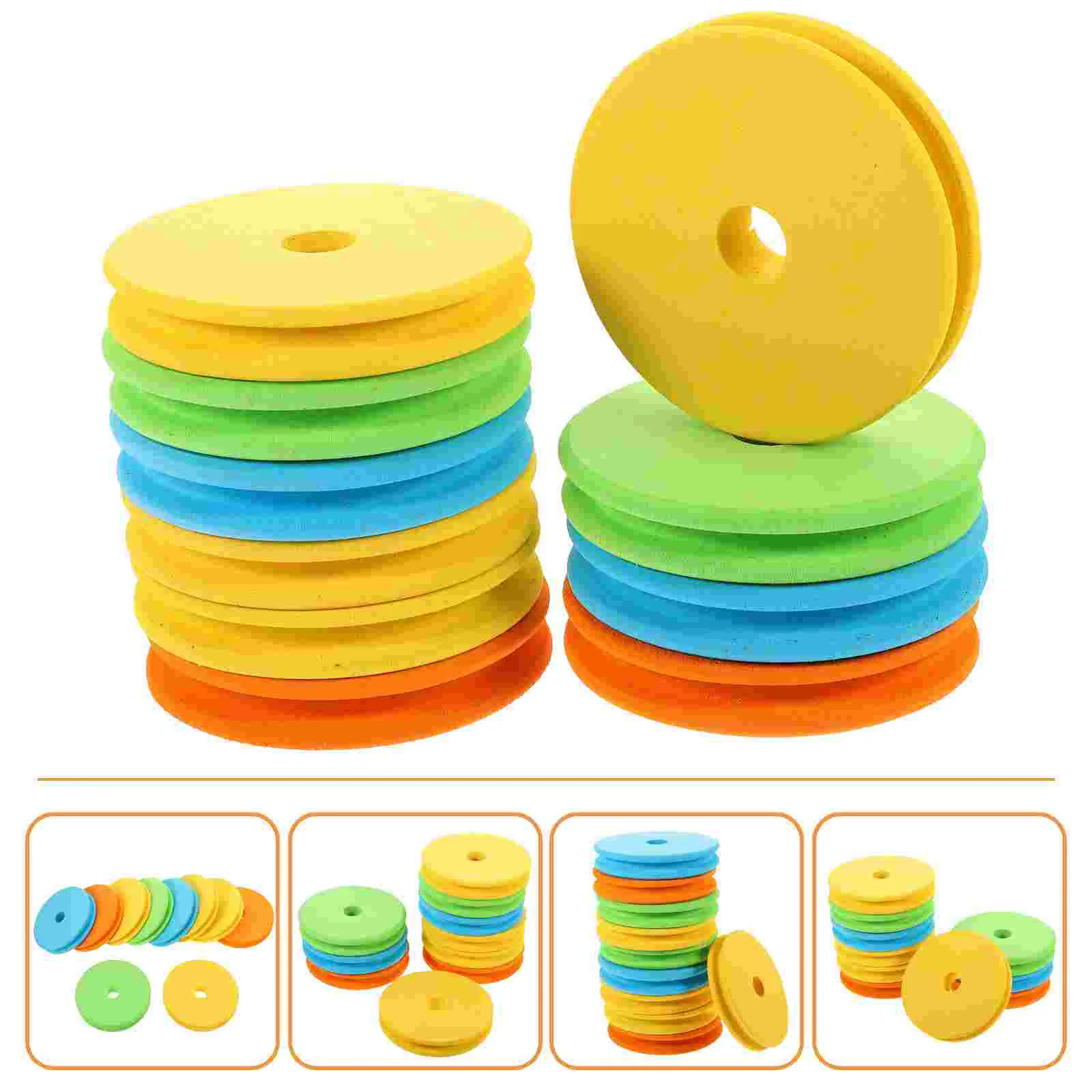 

Foam Line Spool Large Size Easy to Use Colorful Winding Plates for Outdoor Daily Use