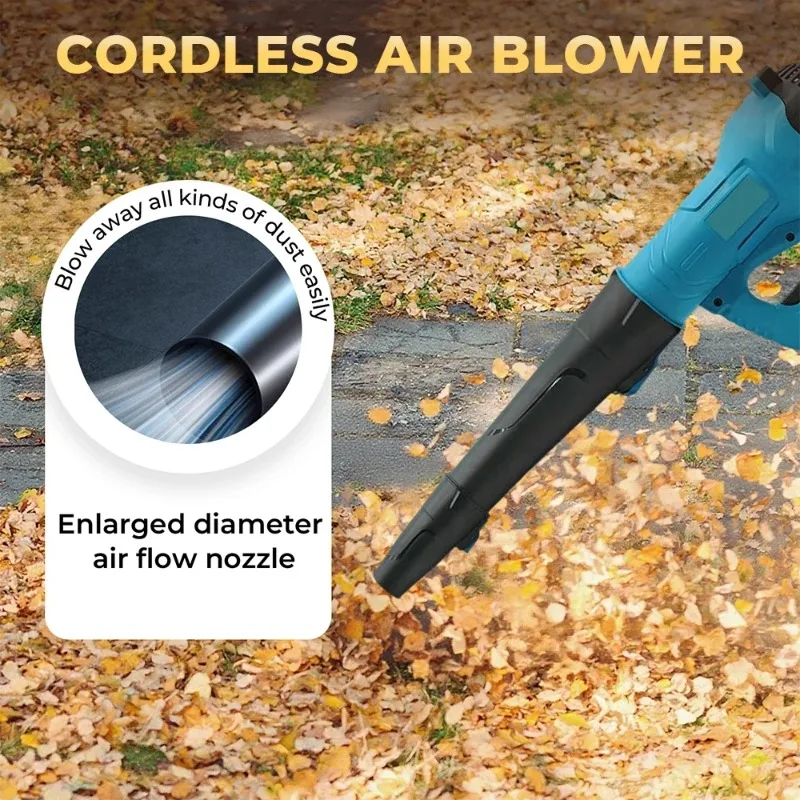 마키타 브러시리스 무선 에어 블로워 휴대용 송풍기 터보 블로워 파워툴 (마키타 18V 배터리용)