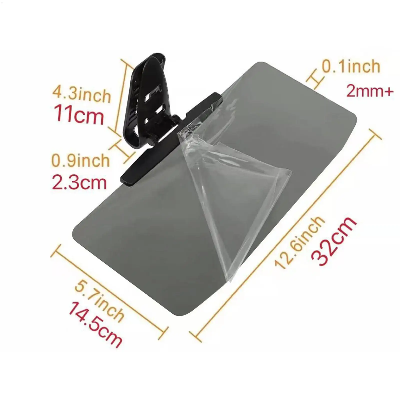 Pare-soleil voiture réglable 180° anti-UV - Protection oculaire conducteur
