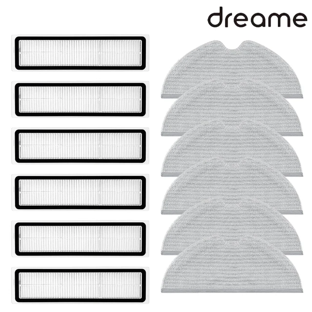 Xiaomi Dreame D9 Dreame Bot L10 Pro Main Side Brush Mop Cloths Hepa Filter Trouver Robot LDS Vacuum-Mop Finder Spare Parts 6 Filter 6 mop