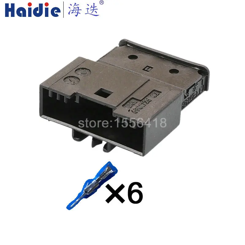 1-20 sets 6pin auto wiring harness plug cable electric plug connector 9-929447-1