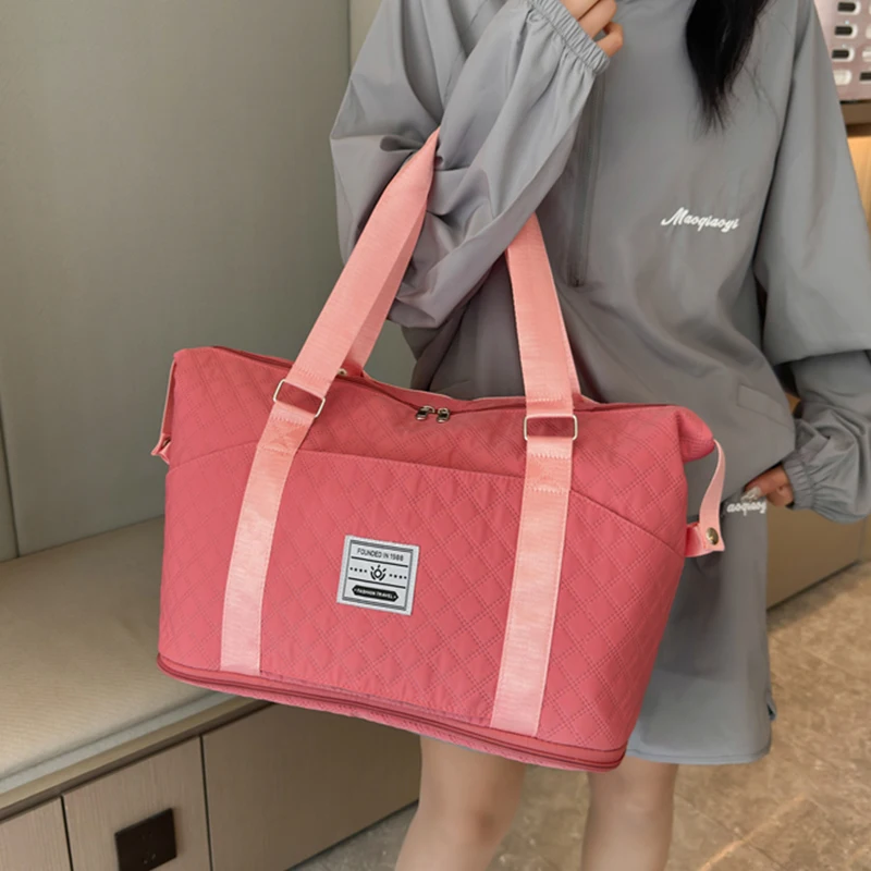 Oxford Gym Bag Travel Bag Duffel Backpack Women Large-capacity Handbags Multifunctional Fitness Sport Yoga Bag Nylon Sport Bag