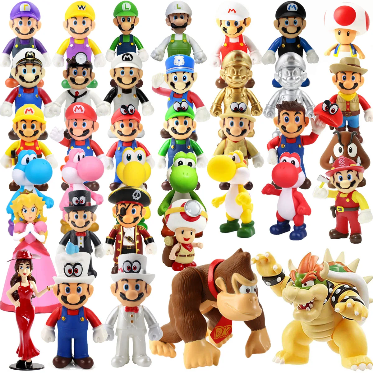 Super Mario Toys Mario Bros Luigi Odyssey Figures Mario Bros Action Figures Mario Pvc Toy Figures Super Mario Anime Figure Model