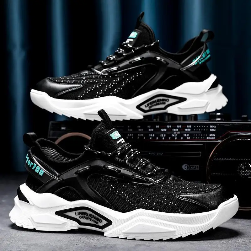 

Men's shoes 2023 summer new fashion contrast casual shoes trend versatile running shoes