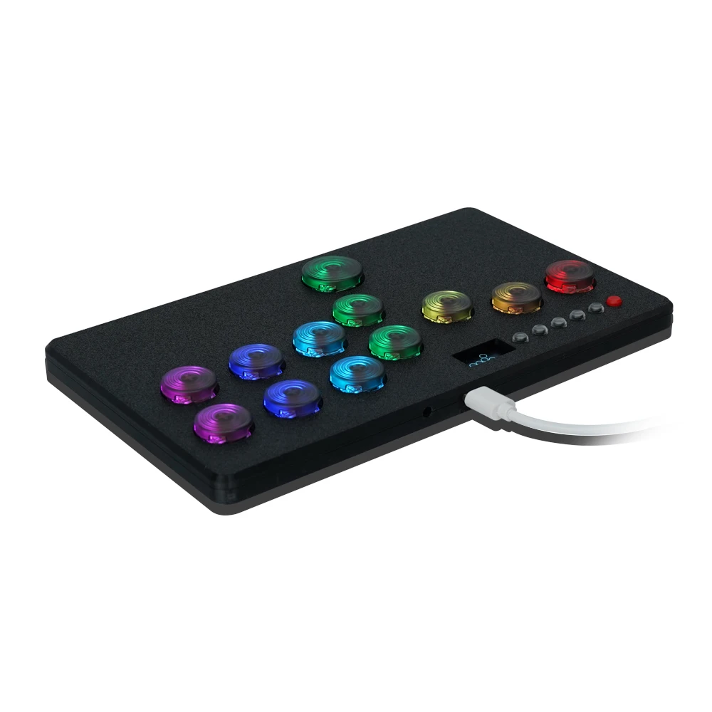 Mini FlatBox Hitbox buttons left-handed Layout Arcade Joystick 