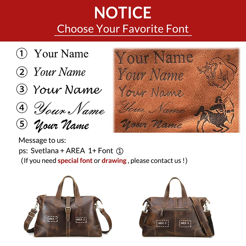 Contact\'s Men Crazy Horse Leather Travel Bag Multifunctional Business Casual Luggage Bag Large Capacity Vintage Tote Handbags