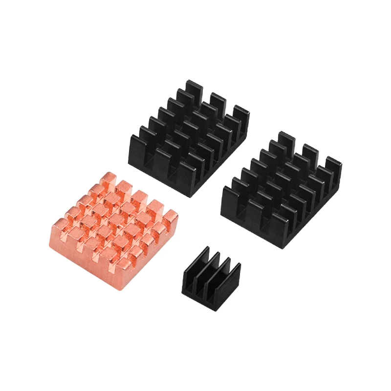 Raspberry Pi 5 Heat Sink Copper Aluminum Heatsinks Passive Cooling Pad with Self