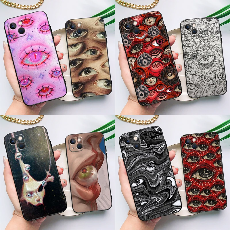 Spooky Smiley Face Phone Case Cover
