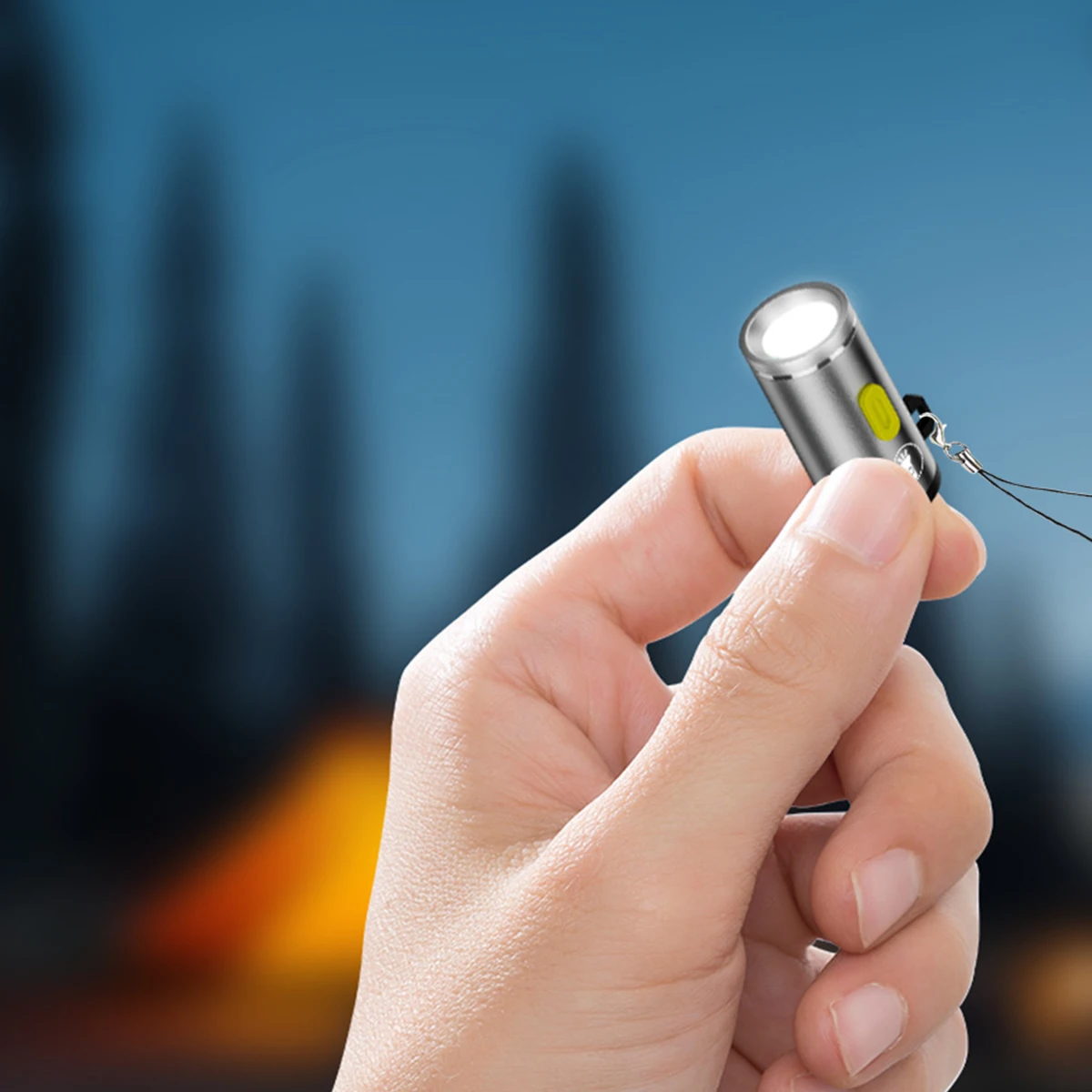 Led Flashlight Mini Led Flashlight Not Need Battery Design Cob Cold White Powered By Type C Connectors Portable Pocket Size Working Flashlights
