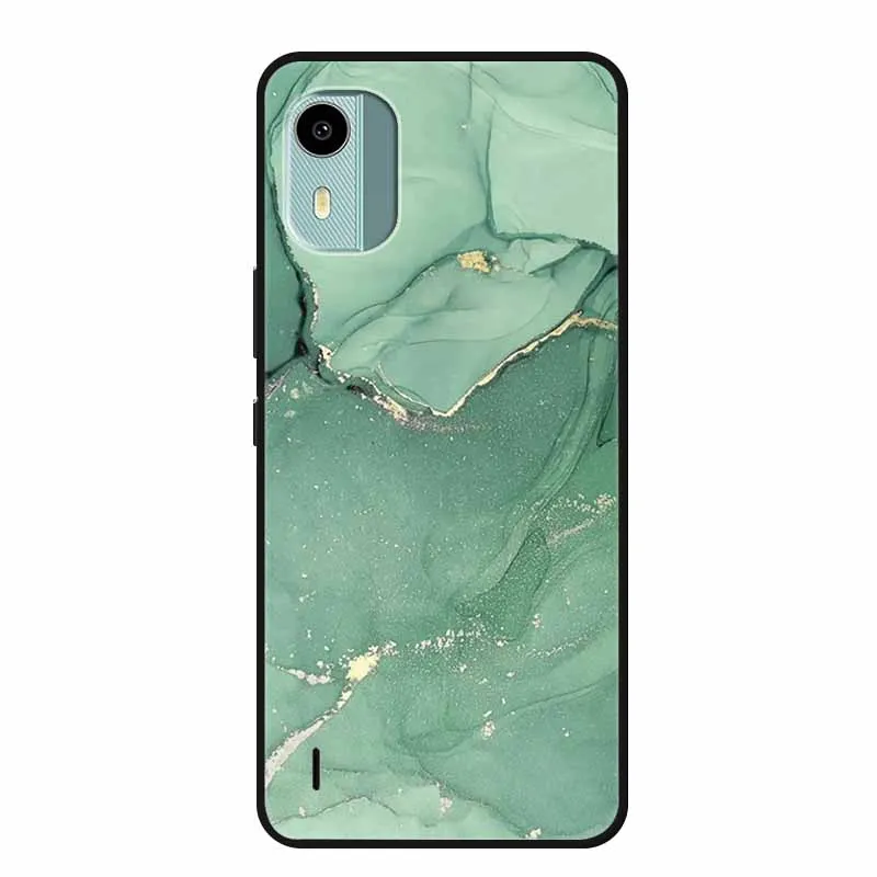 Marble Soft Silicone TPU Phone Back Cover Case - Stylish Protective Bumper