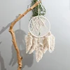 1Pcs Dreamcatcher Handmade Woven Dream Catcher Hand Decor Macrame Decor Wall Art Dream Catcher Wedding Decor 1