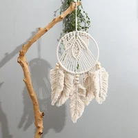 1Pcs Dreamcatcher Handmade Woven Dream Catcher Hand Decor Macrame Decor Wall Art Dream Catcher Wedding Decor 1