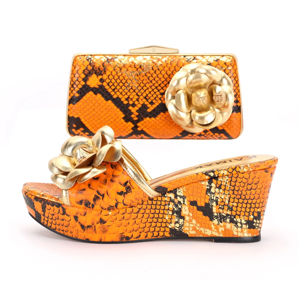 Fashion The Orange Color Italian Shoes With Matching Bags Shoes And Bag fashion-the-orange-color-italian-shoes-with-matching-bags-shoes-and-bag