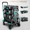 Large Capacity Tool Boxes Multifunctional Professional Electrician Carpenter Work Tools Accessory Household Portable Storage Box 1