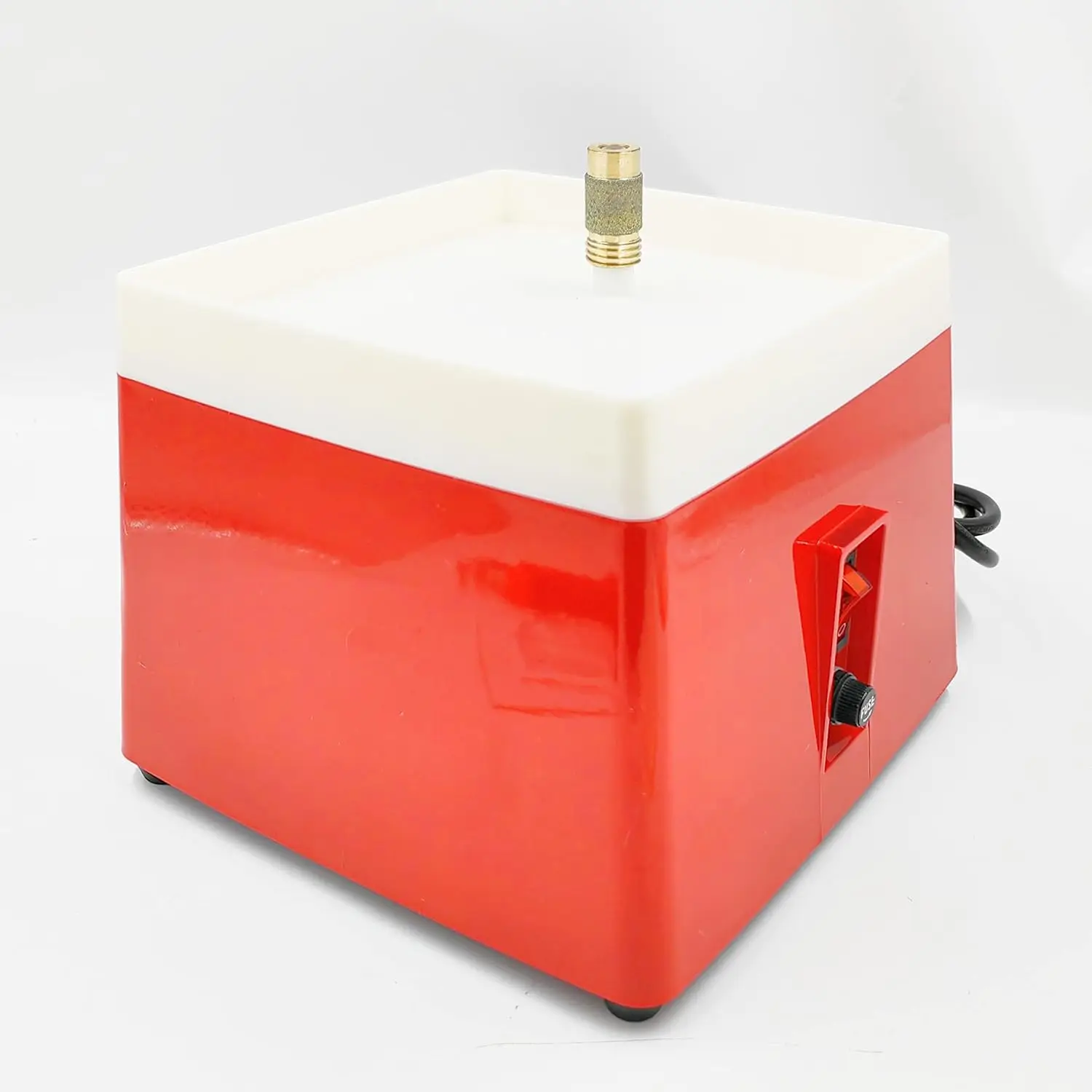 Portable Stained Glass Grinder Machine,110V 65W Glass Diamond Ceramics Art DIY Bench Grinder Tool Machine with 5PCS Bits