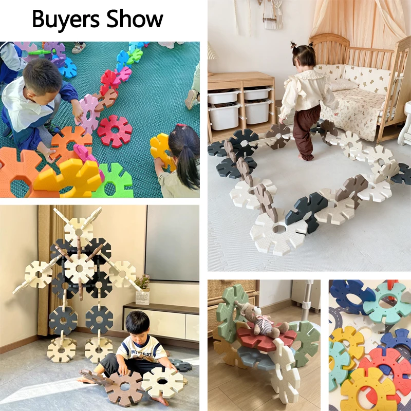 ABS HDPE Stepping Stones Kids Toys Stacking Balance