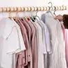 Foldable Travel Hanger Outdoor Portable Clothes Hangers Multi-functional Rack Space-Saving for Traveling Bedroom on Business 2