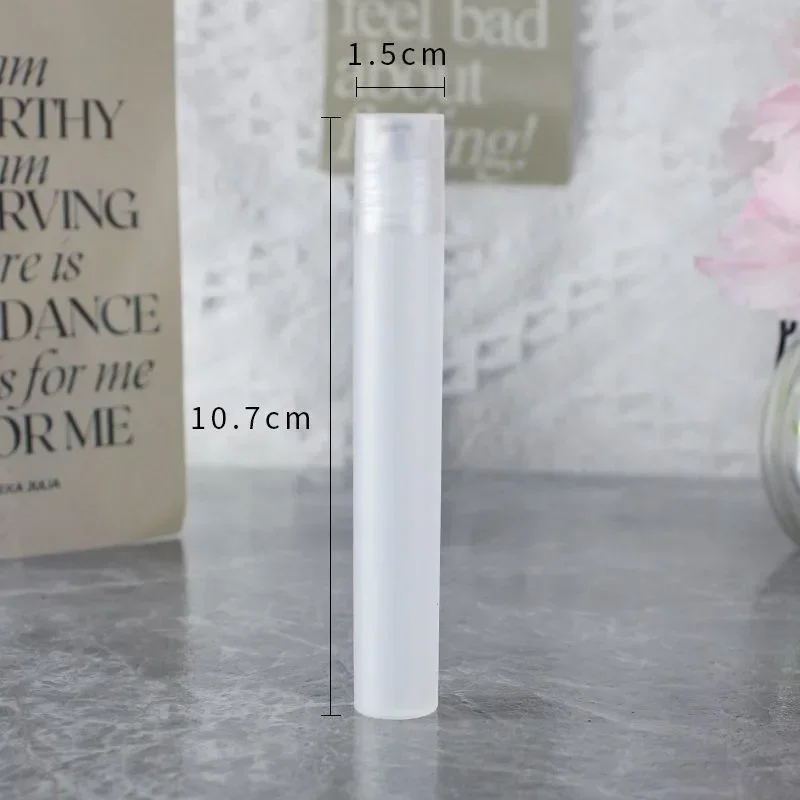 Roller Ball Empty 10ml PerfumeBottle Plastic Roll on Bottle with Steel Ball Liquids Oil Container Refillable Bottles Holders