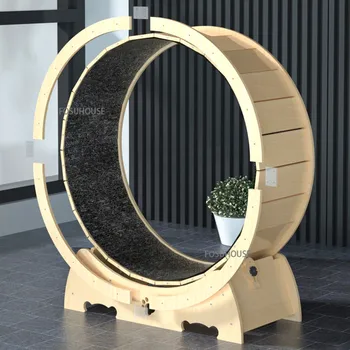 Modern Fiberboard Cat Treadmill for Household Pet Supplies Roller Sports Running Wheel Cat Climbing Frame Cat Toys Circle Track 2