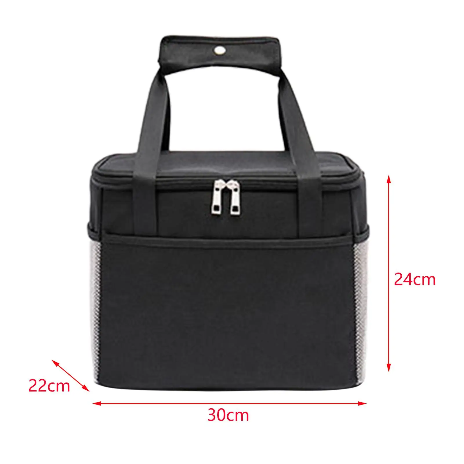 Insulated Cooler Bag Thickened Cookware Bag Tote Bag for Beach BBQ Office