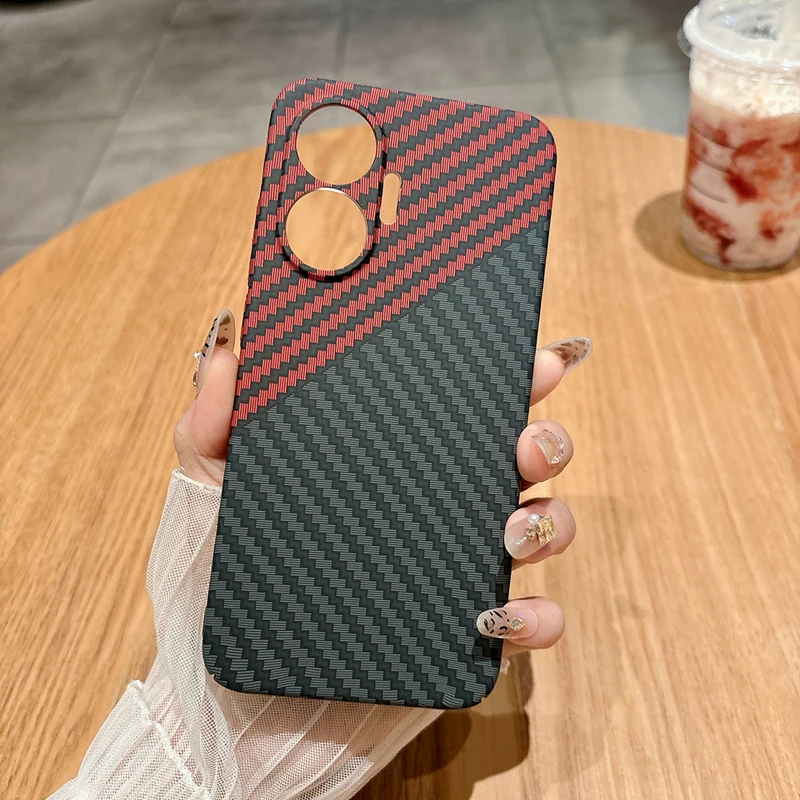 Ultra-Thin Carbon Fiber Stripe Matte Hard Case Cover