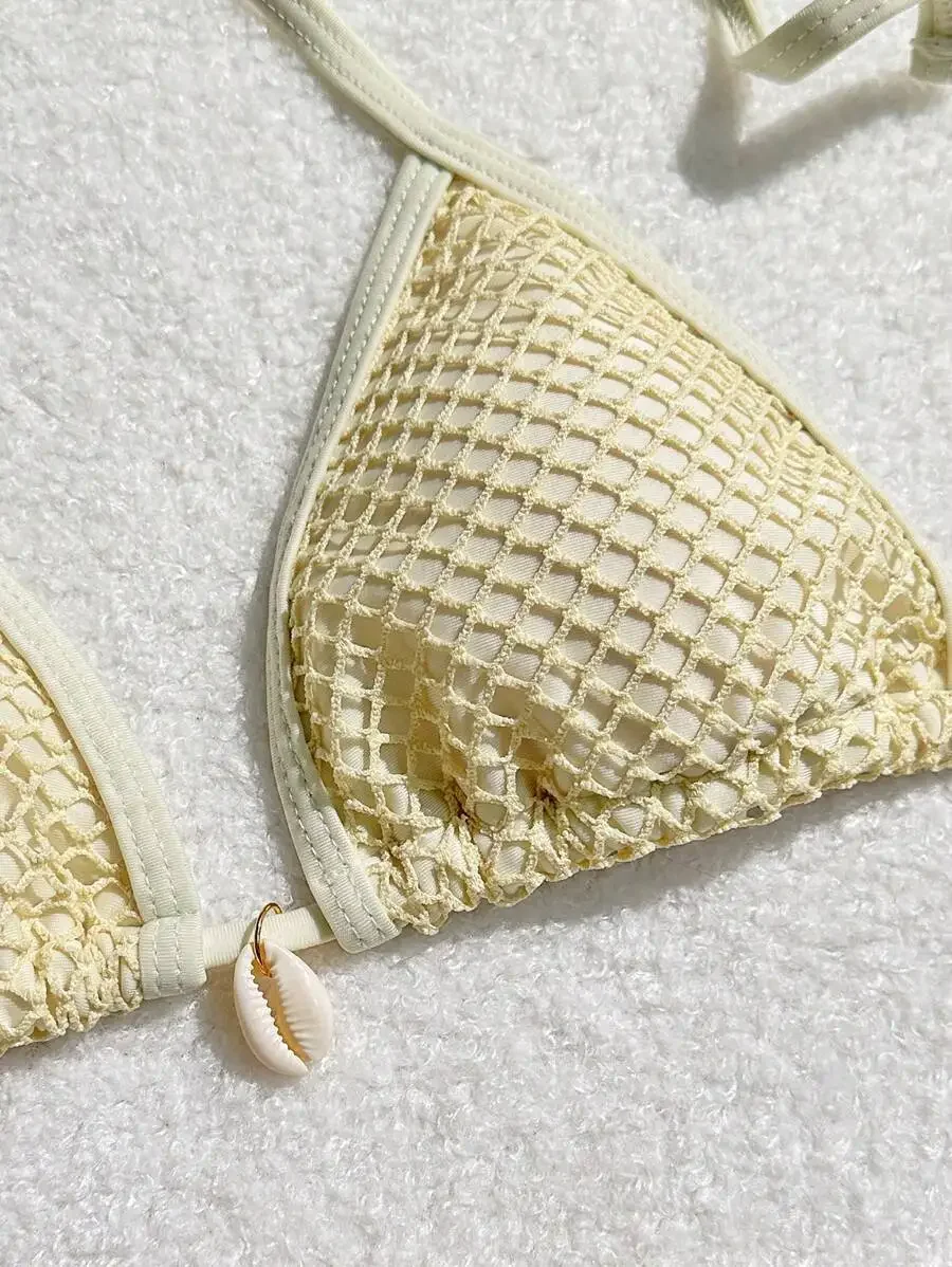 Three-Piece Womens Bikini Set - Sexy Beach Swimsuit for Pool Sun