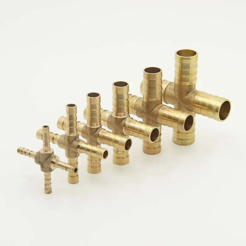 

Type of Copper Pipe Fittings, Four-way Joint, Cross Hose Joint, Pagoda Joint 4 68 10 12 14 16 19 25mm