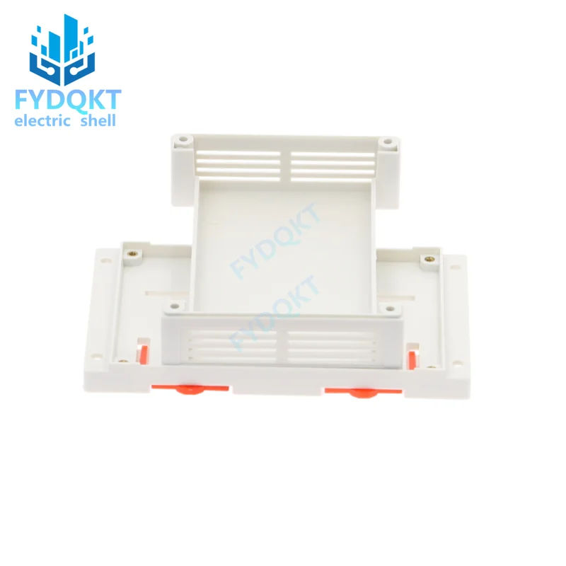 1pcs 145x90x40mm ABS Plastic PLC Industrial Control Box Power Supply Case Guide Rail Type Instrument Shell electronic enclosure case electrical box electrical distribution box