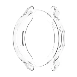 Premium TPU Silicone Protective Case for Xiaomi Smart Watches - Soft Cover Bumper Frame Shell (White)
