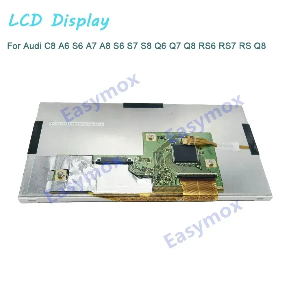 아우디 A6 C8 Cliamte 제어 화면 에어컨 패널 수리 LPM086G197B 2018-2023 용 8.6 인치 LCD 디스플레이