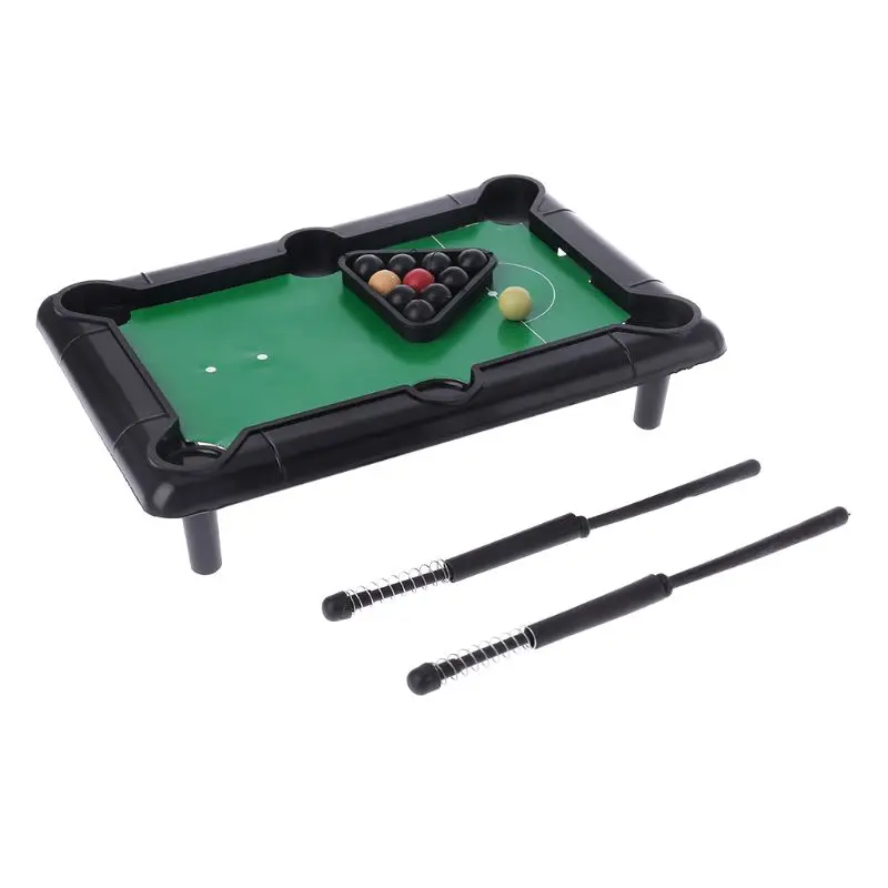 Novelty Mini Desktop Pool Table Billiard Tabletop Pool Toy Game Set