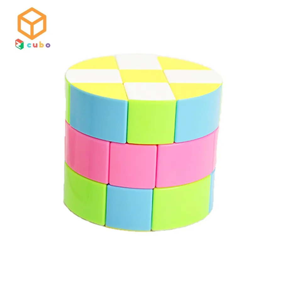 

ZCUBE Cloud Series 3x3 Cylinder Magic Cube Speed Cube 3x3x3 Puzzle Toys Magico Cubo Colorful Кубик Рубика 3by3 Children Kids